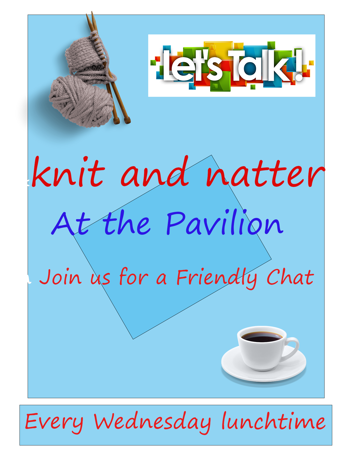 knit and natter poster